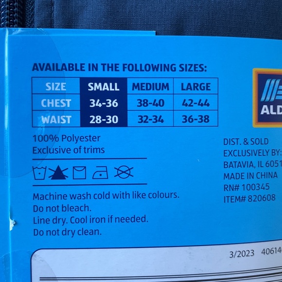 aldi Jackets & Coats Aldi Small Navy Blue Windbreaker Jacket Zip Up 223 Gear Capsule